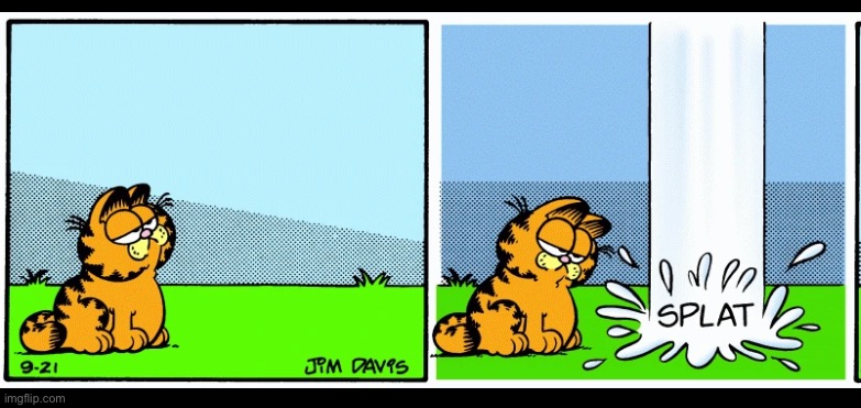 WHO PUT GARFIELD IN THE JAR | made w/ Imgflip meme maker