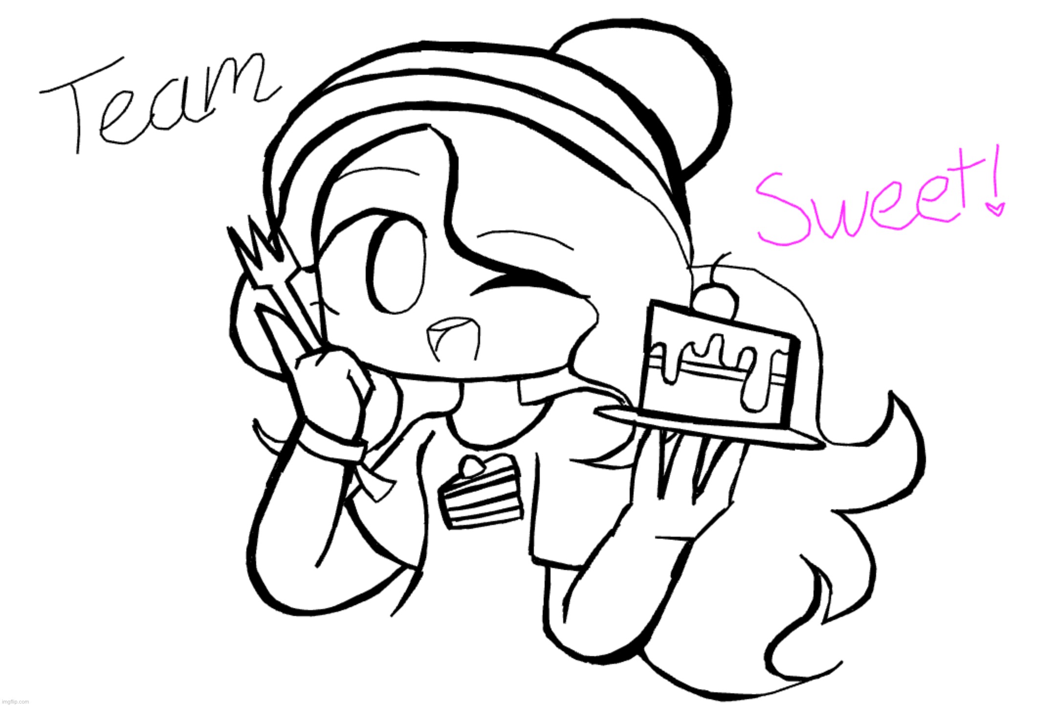 Here’s some art an online friend of mine on Roblox drew! She plays splatoon like us- :D | made w/ Imgflip meme maker