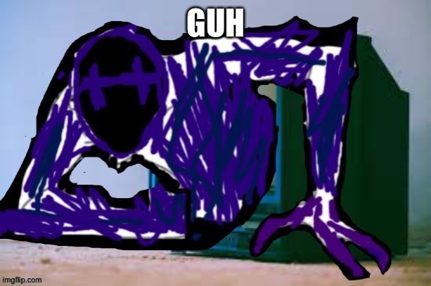 Glitch tv | GUH | image tagged in glitch tv | made w/ Imgflip meme maker
