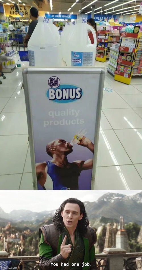 image tagged in you had one job just the one,you had one job,design fails,crappy design,failure,memes | made w/ Imgflip meme maker