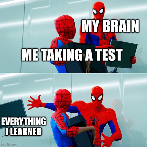 All that studying, gone in ashes... | MY BRAIN; ME TAKING A TEST; EVERYTHING I LEARNED | image tagged in throwing monitor away | made w/ Imgflip meme maker