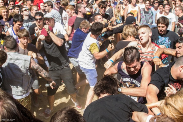 Mosh pit | image tagged in mosh pit | made w/ Imgflip meme maker