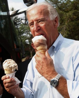 High Quality Joe Biden ice cream Blank Meme Template