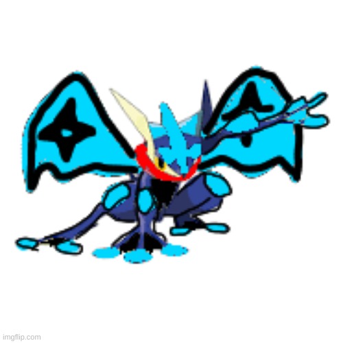 Pixilart - new shiny pokemon shiny ash greninja by Anonymous