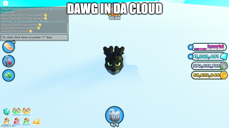 Dawg in da cloud | DAWG IN DA CLOUD | image tagged in dawg in da cloud | made w/ Imgflip meme maker