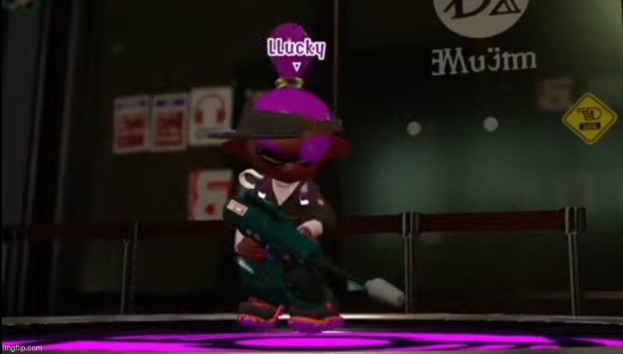 Unlucky Llucky | image tagged in splatoon,memes | made w/ Imgflip meme maker