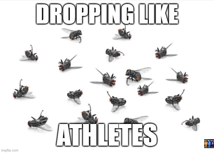 sudden climate change | DROPPING LIKE; ATHLETES | made w/ Imgflip meme maker
