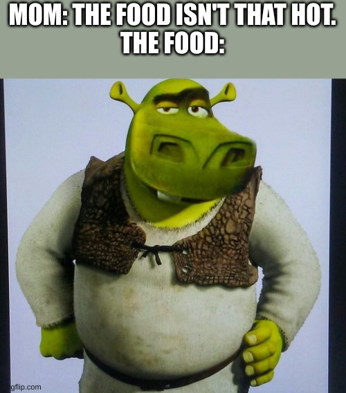 pee | MOM: THE FOOD ISN'T THAT HOT.
THE FOOD: | image tagged in pee | made w/ Imgflip meme maker