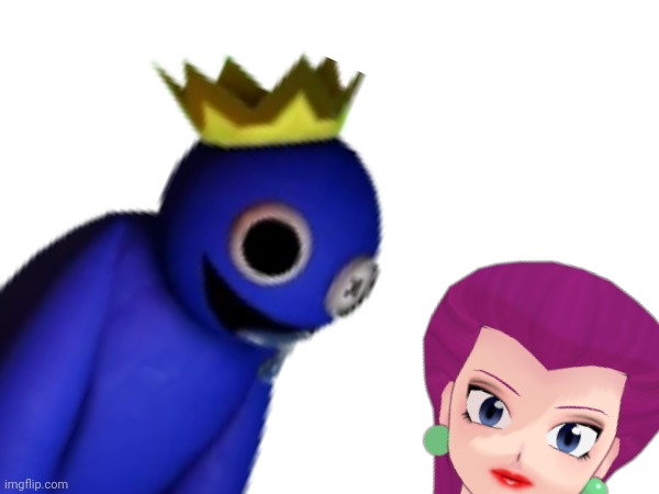 Blue catches jessie | image tagged in blue,jessie,blank white template,memes | made w/ Imgflip meme maker