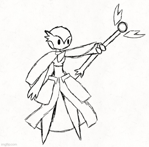 Drawing mage Gardevoir | made w/ Imgflip meme maker