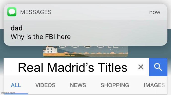 Never Support Real Madrid! | Real Madrid’s Titles | image tagged in why is the fbi here | made w/ Imgflip meme maker