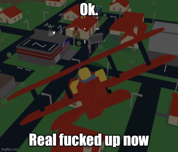 Kamikaze noob | Ok. Real fucked up now | image tagged in kamikaze noob | made w/ Imgflip meme maker