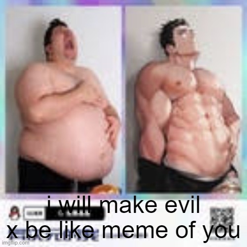 comment | i will make evil x be like meme of you | image tagged in nikocado anime | made w/ Imgflip meme maker