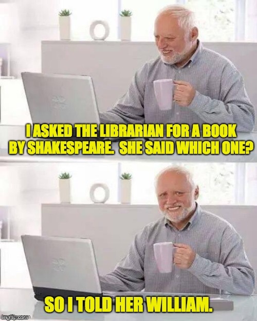 Library Dad Joke | image tagged in dad joke | made w/ Imgflip meme maker