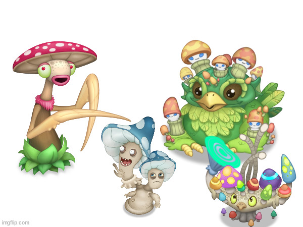 who is the best mushroom monster | made w/ Imgflip meme maker