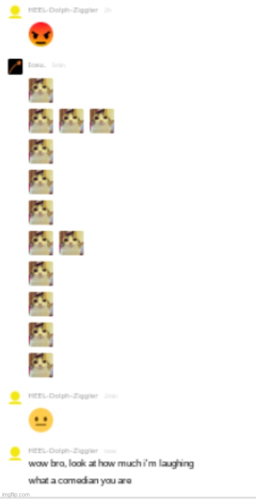 bro hit me w/ the memechat spam | made w/ Imgflip meme maker