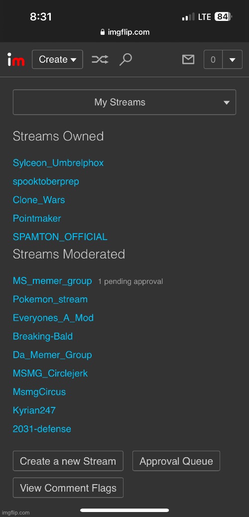 Goofy ahh streams I own/mod | made w/ Imgflip meme maker