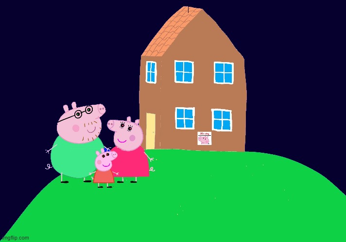 piggy but in peppa pig form | image tagged in unfunny,lol,goodbye | made w/ Imgflip meme maker