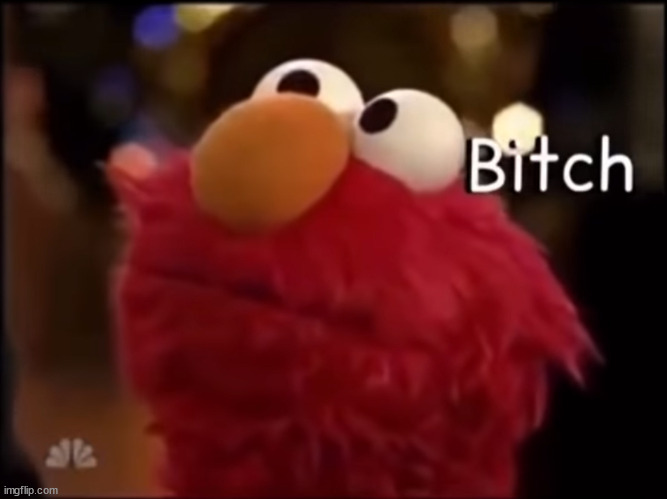 Elmo Bitch | image tagged in elmo bitch | made w/ Imgflip meme maker