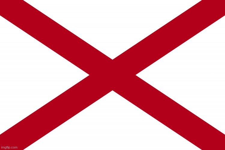 Alabama State Flag | image tagged in alabama state flag | made w/ Imgflip meme maker