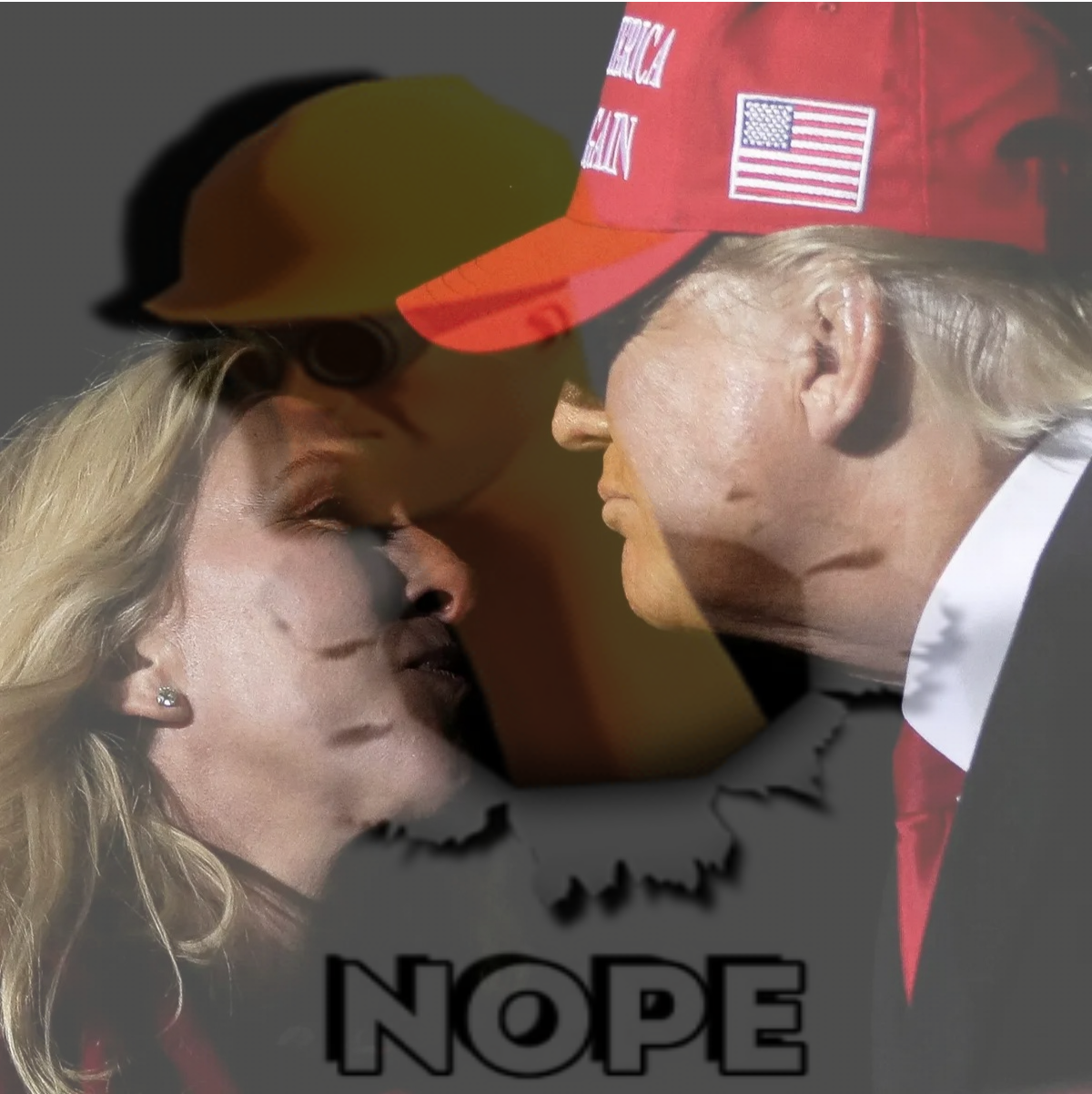 High Quality MTG Donald Trump Nope Blank Meme Template