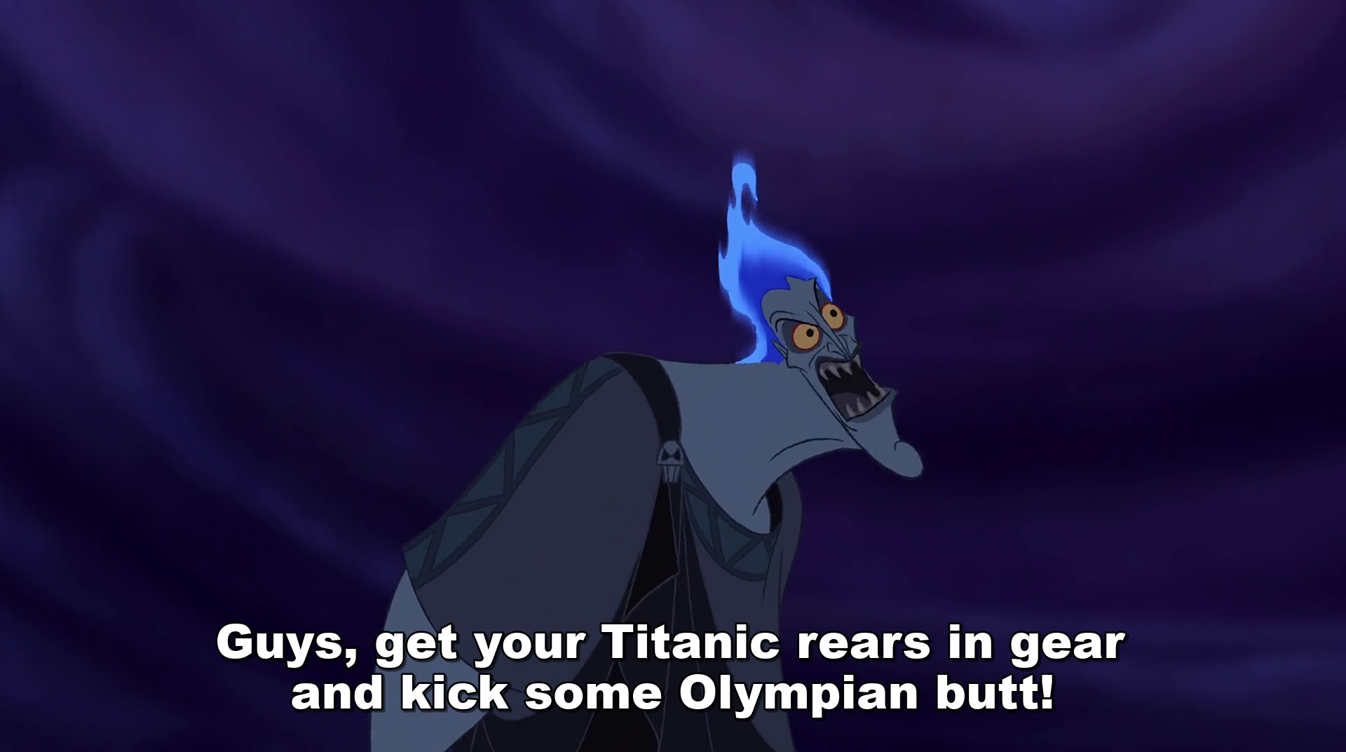 High Quality Greek Mythology Disney Hercules Hades Titanic Gear Olympics Blank Meme Template