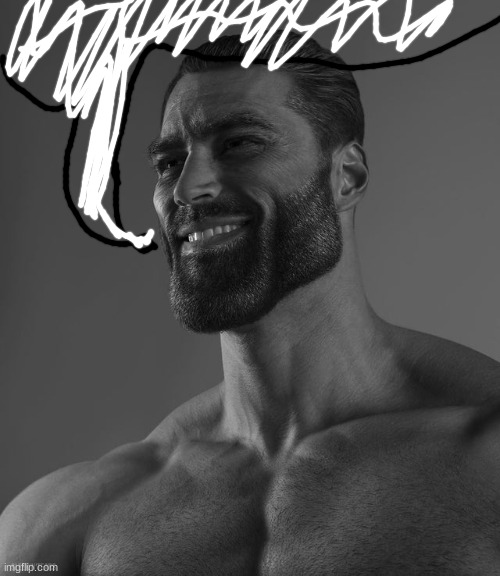 Giga Chad | image tagged in giga chad | made w/ Imgflip meme maker