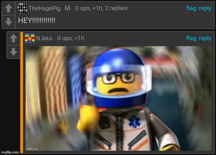 A MAN HAS FALLEN INTO THE RIVER IN LEGO CITY | made w/ Imgflip meme maker