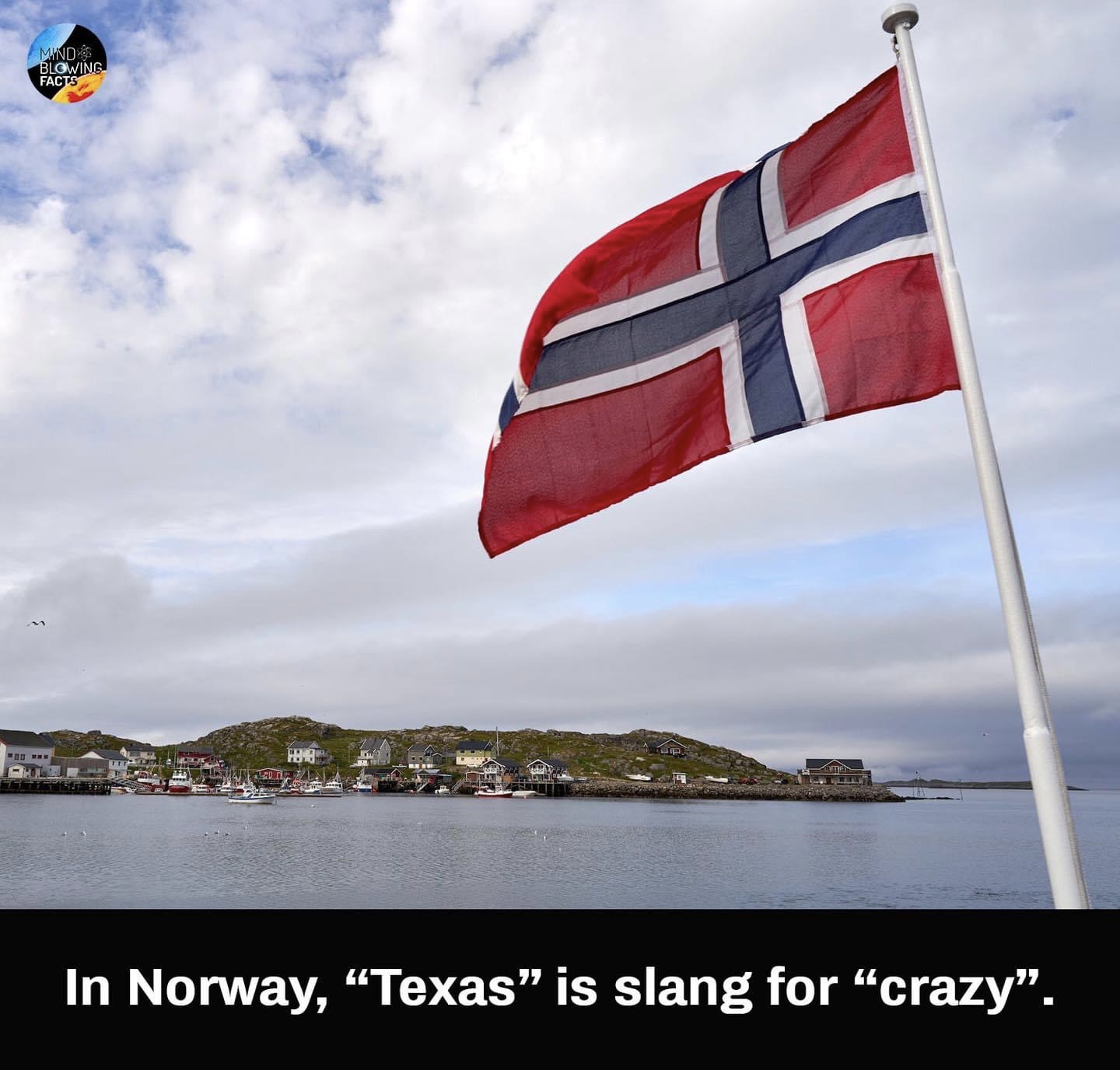 “Texas” is slang for “crazy” in Norway Blank Meme Template