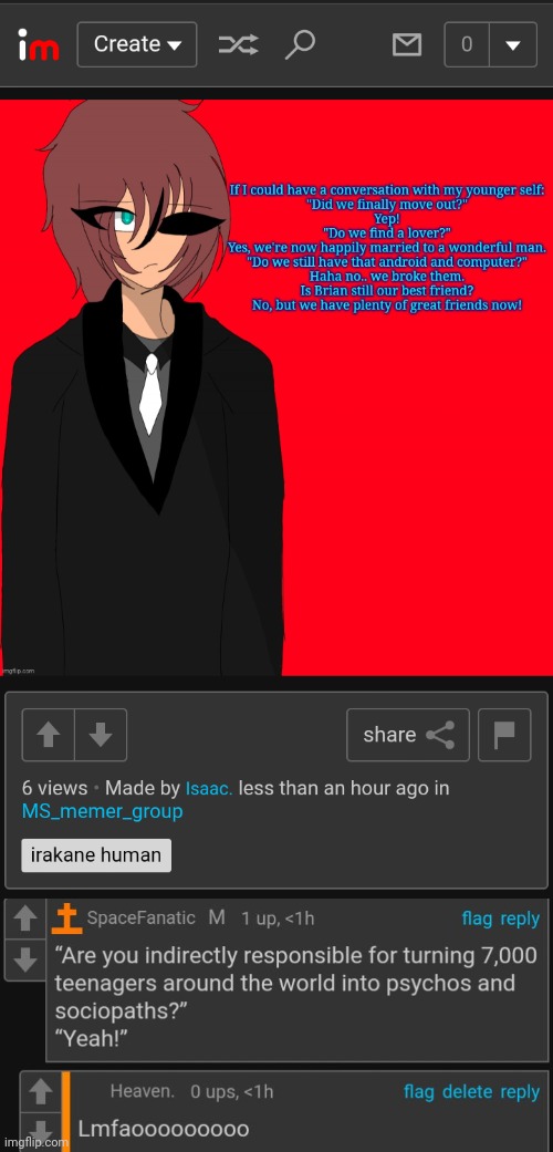 SpaceFanatic Did spire dirty lmfaooo | made w/ Imgflip meme maker