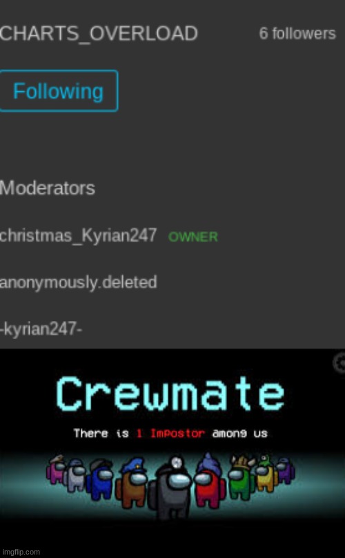 image tagged in there is 1 imposter among us | made w/ Imgflip meme maker