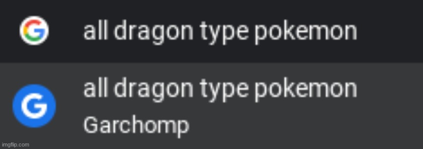 ah yes the only dragon type pokemon | made w/ Imgflip meme maker