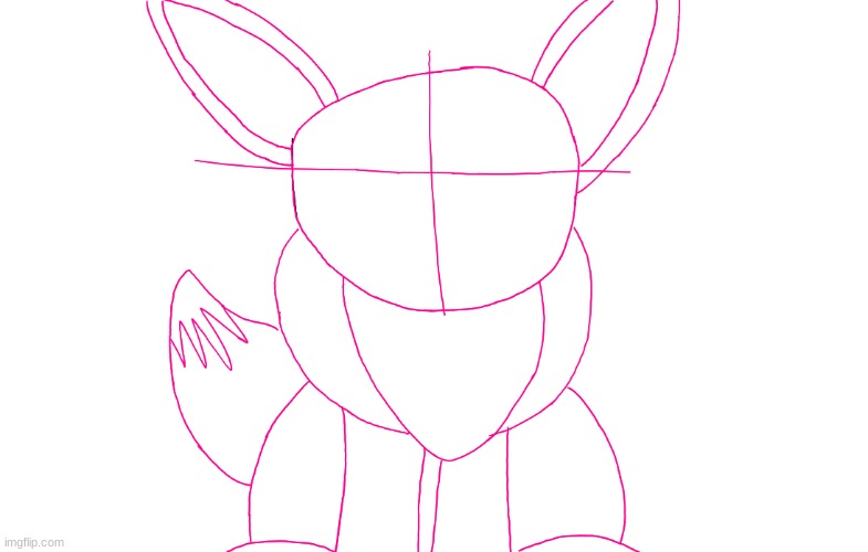 Eevee Base!! (free to use) | image tagged in drawing,eevee | made w/ Imgflip meme maker