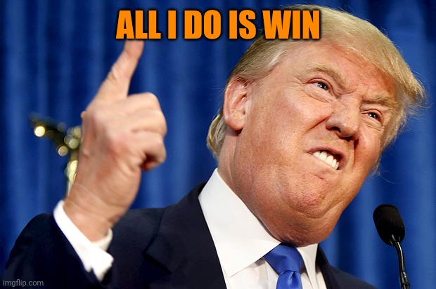 Donald Trump | ALL I DO IS WIN | image tagged in donald trump | made w/ Imgflip meme maker