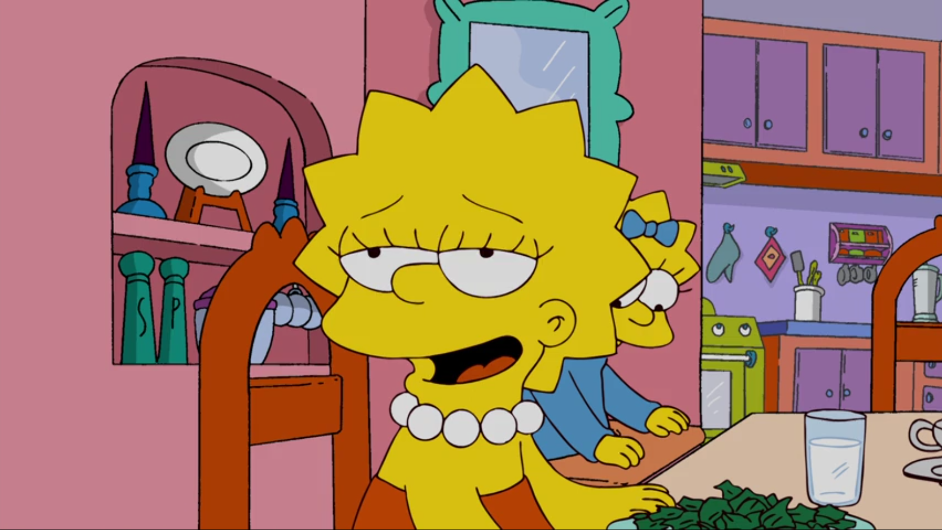 High Quality Lisa Simpson & tablets Blank Meme Template