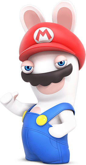 High Quality Mario Rabbid 2 Blank Meme Template