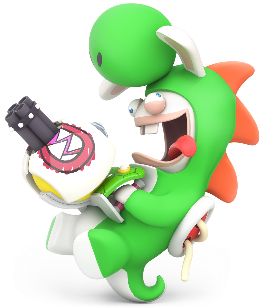 Rabbid Yoshi Blank Meme Template