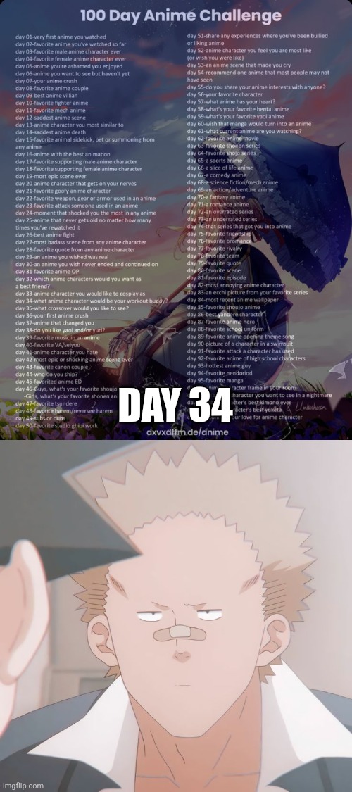 Makoto Katai | DAY 34 | image tagged in 100 day anime challenge | made w/ Imgflip meme maker