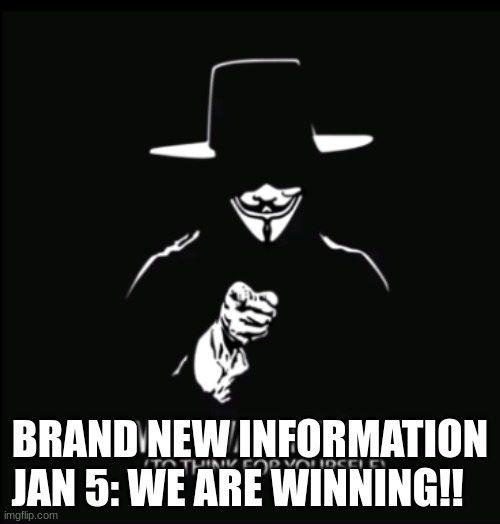 Brand New Information Jan 5: We Are Winning!!  (Video) 