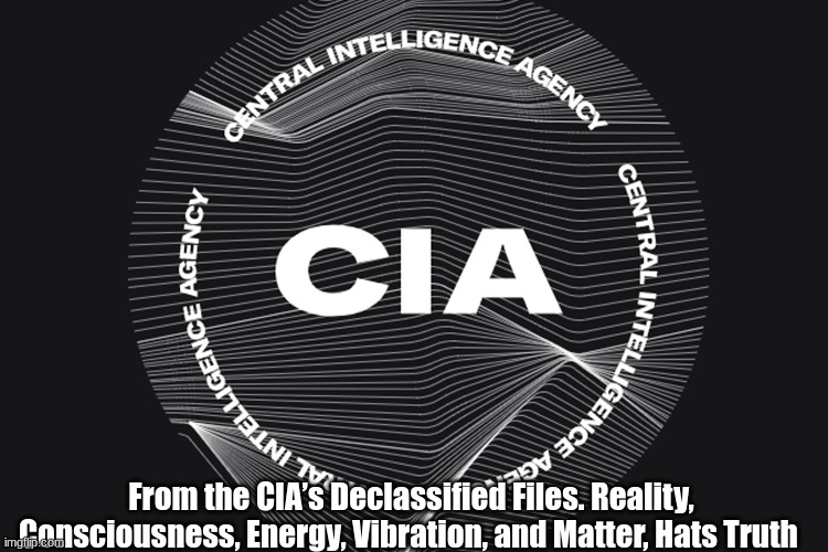 From the CIA’s Declassified Files. Reality, Consciousness, Energy, Vibration, and Matter, Hats Truth (Video) 
