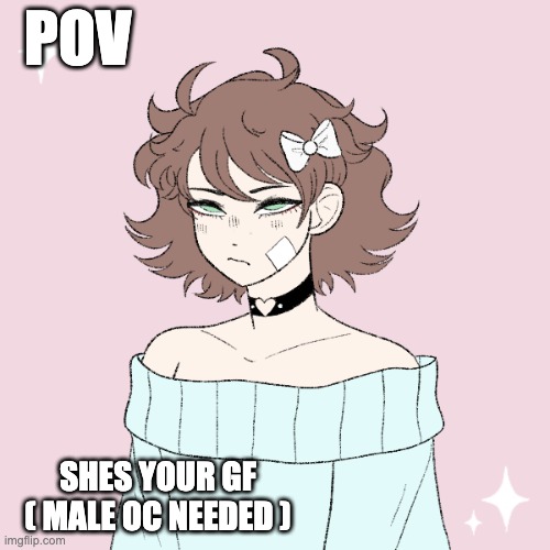 Male oc needed and any rp is fine no joke ocs and send memechat if wanting to do anything other than normal rp | POV; SHES YOUR GF
( MALE OC NEEDED ) | image tagged in yes | made w/ Imgflip meme maker