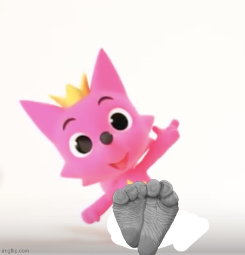 pinkfong feet for all u horny mfs like me so fucking sexy | image tagged in pinkfong | made w/ Imgflip meme maker
