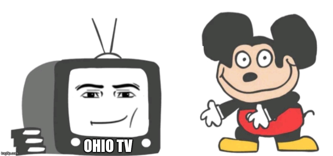 lol | OHIO TV | image tagged in mokey tv | made w/ Imgflip meme maker