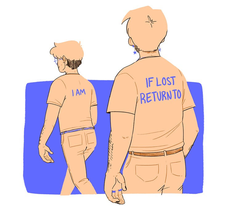 If lost return to: Blank Meme Template