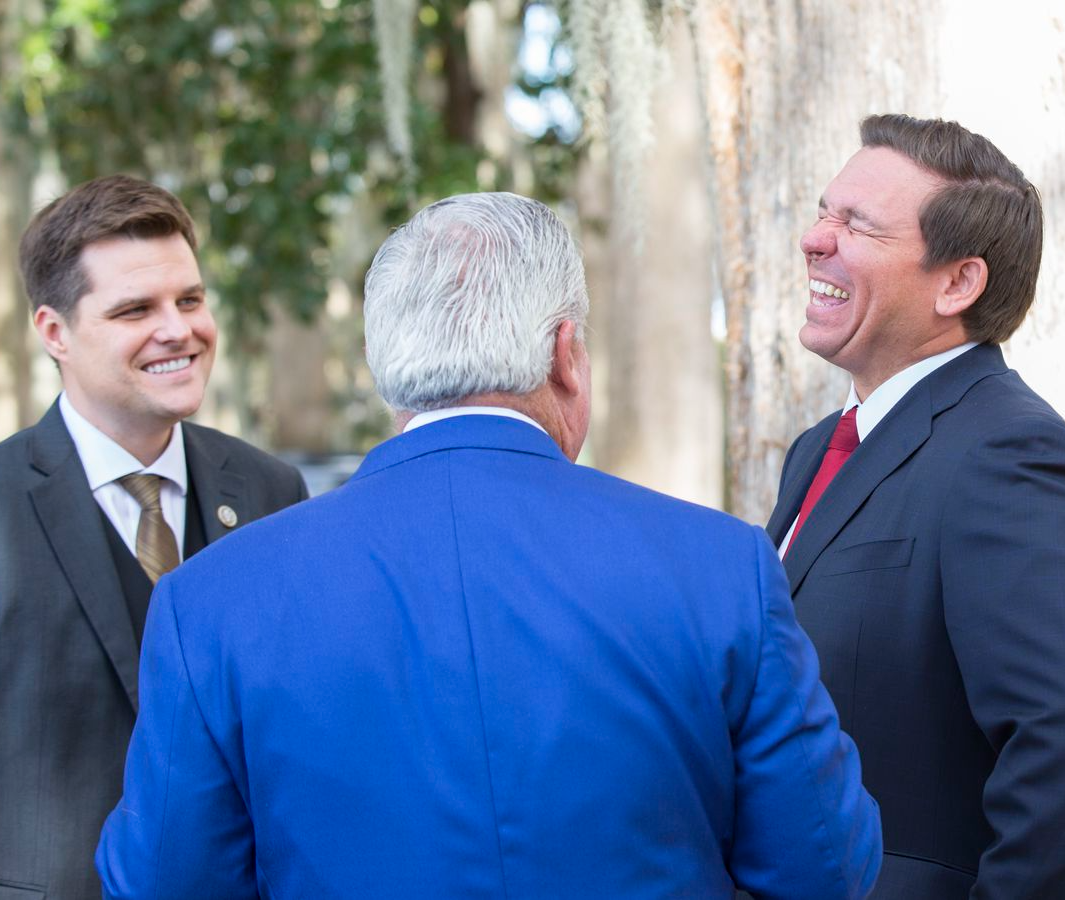 High Quality Laughing MAGA Men in Suits Blank Meme Template