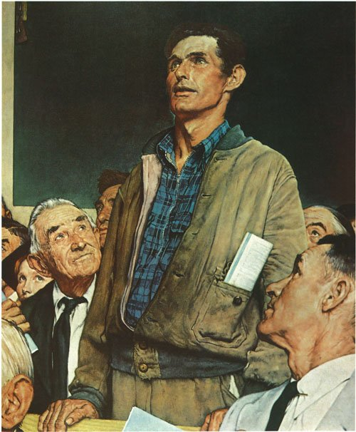 Speech Normal Rockwell Blank Meme Template