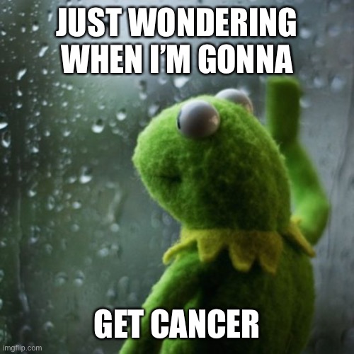 sometimes I wonder  | JUST WONDERING WHEN I’M GONNA; GET CANCER | image tagged in sometimes i wonder | made w/ Imgflip meme maker