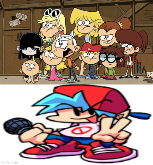 Loud House against... meme template  | image tagged in loud house against meme template | made w/ Imgflip meme maker