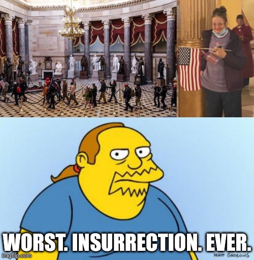 If failure were a coup... | WORST. INSURRECTION. EVER. | image tagged in worst thing ever simpsons | made w/ Imgflip meme maker