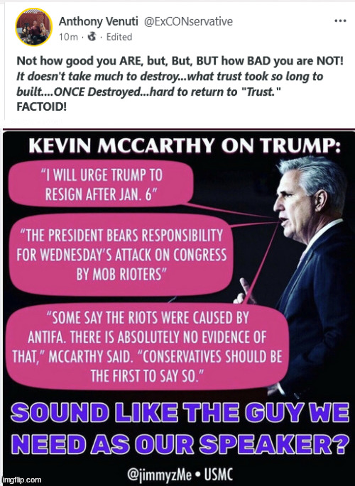 Speaker of the HOUSE, but NOT for the People | image tagged in mccarthy,speaker of house,trump,rino,soft coup | made w/ Imgflip meme maker